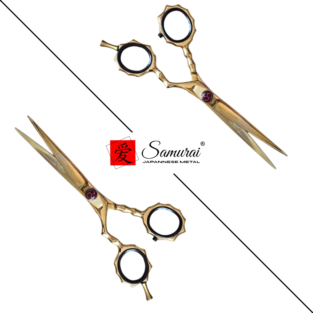 Samurai Gold Smarald – Foarfeca Tuns - Stanga, 6.5 inch