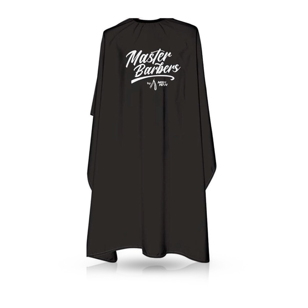 Nish Man - Pelerina Frizerie/ Coafor - Master Barbers - Negru